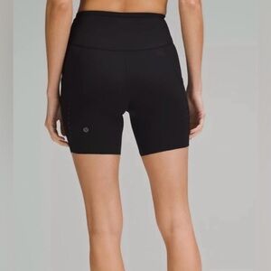 LULULEMON Biker Shorts Women's 8 Black Activewear Outdoor Casual Bottoms